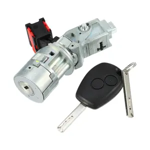 Car Ignition Lock Cylinder Switch Assembly with Keys Fit for Nissan NV300 2016-2020 for Nissan NV400 2011-2020 No.7701208408/8200214168 - Pack of 3