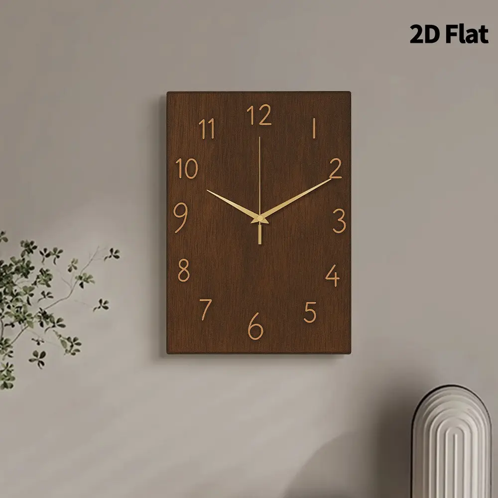 Wooden Vintage Art Decorative Wall Clock, Silent Movement, No Tick-Tick Sound, Perfect for Living Room, Bedroom, Office, Kitchen, Hotel, Home Decor