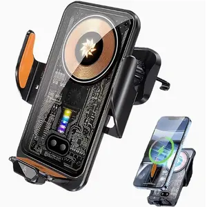 Fast Car Wireless Charger, Super Fast Charge Car Phone Holder, Automatic Clamping Induction Car Mobile Holder, Charging Phone Holder