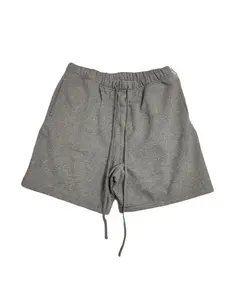 Sweatshort Dark Grey - Casual Versatile Dark oatmeal gray Sweatshort for Everyday Wear Menswear Man Tropical Techwear Beige Plain tiktok shop