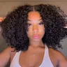 [Fall Super Deal] Wiggins Hair Short Curly Wigs 7x4 Pre Cut Ready To Go Glueless Wigs Ready To Wear Human Hair Beginners Friendly 13x4 Lace Frontal Wigs Pre Plucked Wigs Pre Bleached Wig #FallDealsForYou