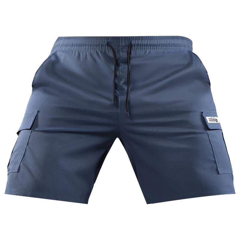 Men'S Drawstring Cargo Shorts - Multiple Pocket Design, Black, Olive Green, Gray, Khaki Casual, Sporty, and Stylish for Outdoor Activities, Hiking, Everyday Wear, Casual Wear|Stylish Shorts|Durable Fabric