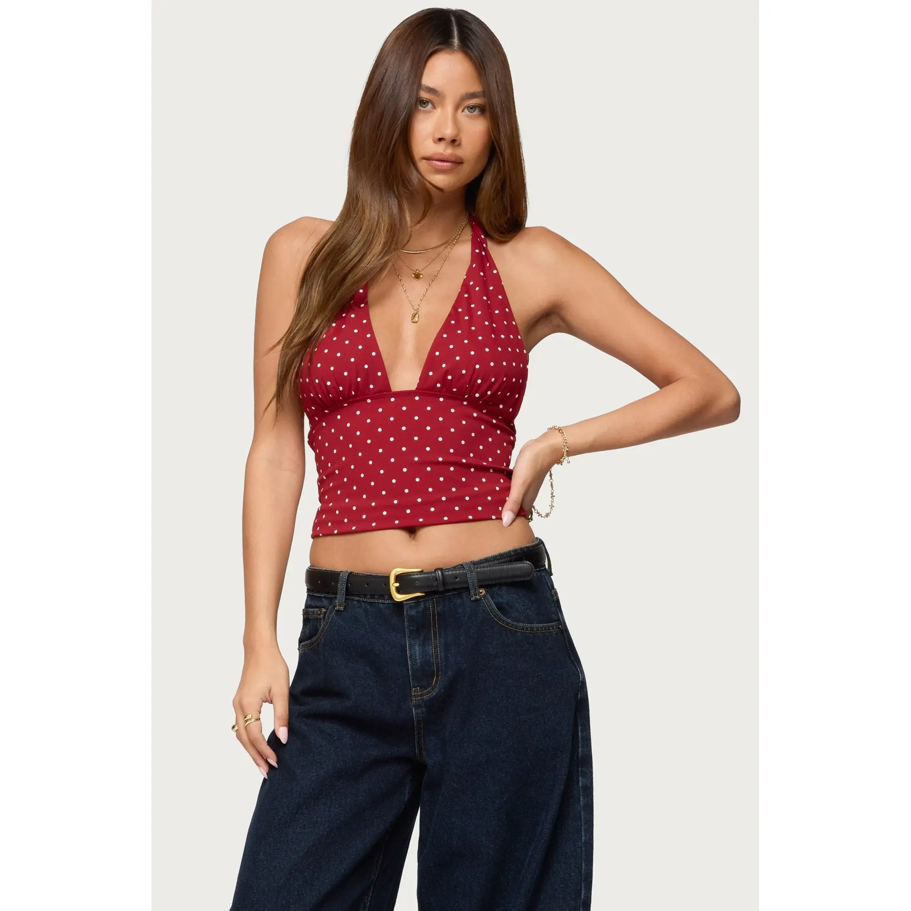 Blaire Polka Dot Halter Top Blaire Polka Dot Halter Top