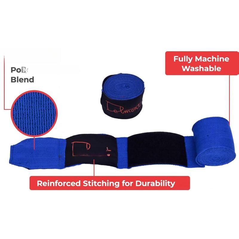 Delmont Hand Wrap Bandage for Boxing, MMA and Martial Arts, Unisex