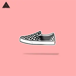 Checkerboard Shoe Sticker || vinyl sticker, water bottle sticker, tumbler sticker, laptop decals, waterproof sticker, shoes Decor Decorative