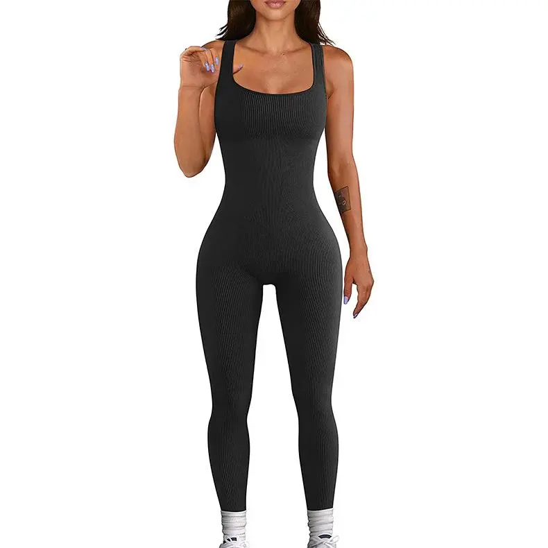 Women's Suspender-Attached Tank Top Tights Strapback Seamless Sports Bra