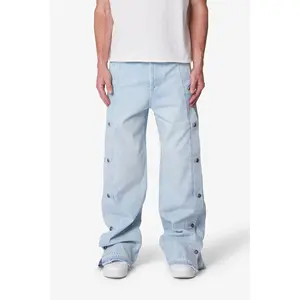 mnml Baggy Offset Button Denim mnml Baggy Offset Button Denim
