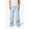 mnml Baggy Offset Button Denim