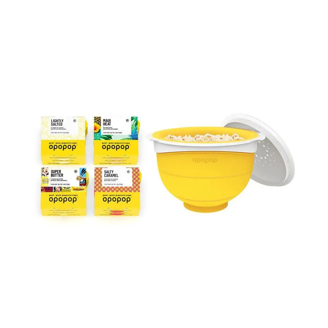 Opopop - Pop Cups Popcorn Discovery Kit