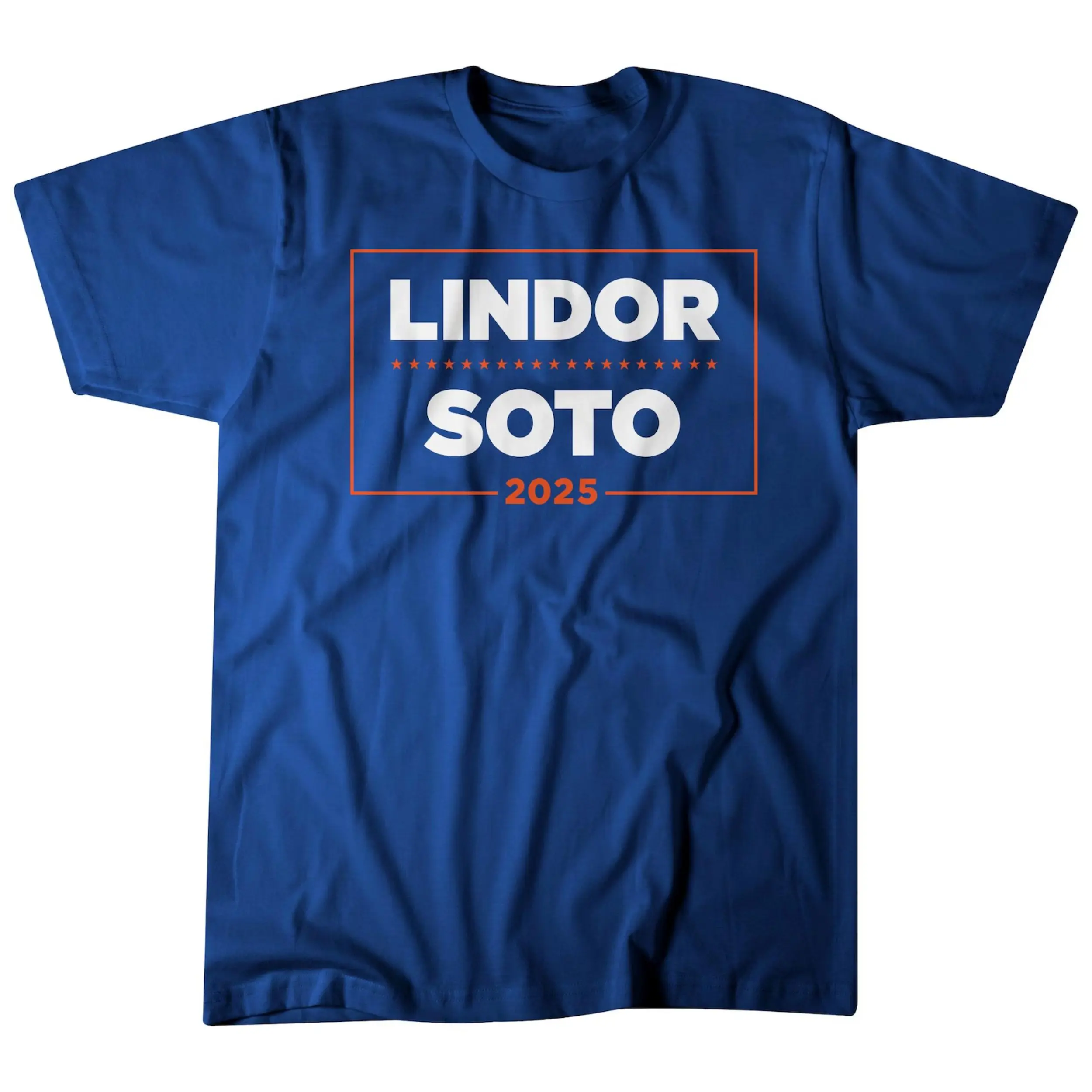 Lindor Soto '25 Campaign T-Shirt, New York Baseball Inspired Tee, Retro Queens Style Unisex Classic Shirt, Blue Graphic Apparel for Fans