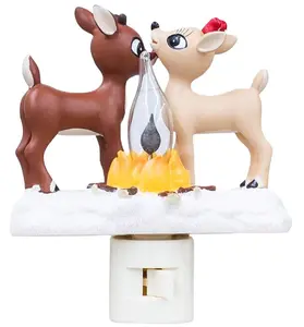 2026 Christmas Reindeer Bonfire Flickering Decoration, Home Decorations, Holiday Gifts, Cute Ornaments,and Christmas Tree Design Colorful Decoration Light