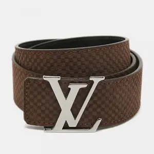 Pre-owned Louis Vuitton Suede Belt Size 36/90 waist. belt