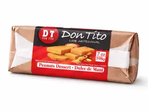 Don Tito  Mani Molido Cuban Peanut Candy-Traditional Sweet Peanut Bar-Handmade Snack