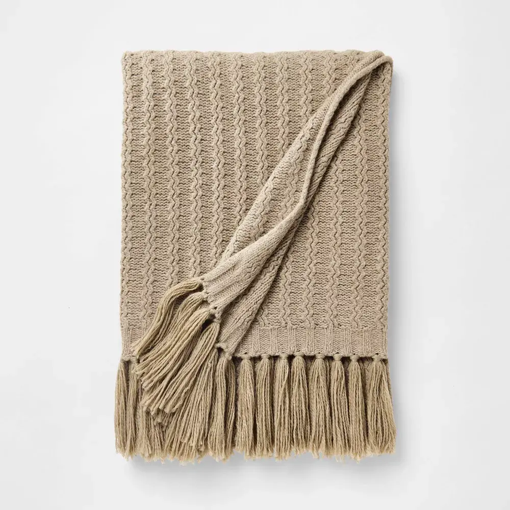 Knit Throw Blanket - Threshold designed w/Studio McGee