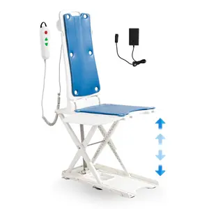 Electric Chair Lift for Elderly and Disabled - 19.96-Inch Lift Height, 310 Lbs Capacity, Safe Floor-to-Seat Transfers, Mobility Aid for Seniors and Patients, Home Medical Care Equipment, Lightweight Battery-Powered Lift