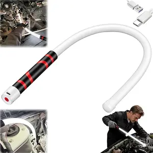 2026 Latest Adjustable LED Lighting Wand, 30 Inch USB Rechargeable Handheld Torch with Super Bright Output & Three Light Levels, Freely Curved Working Lamp Great for Auto Servicing and Narrow Area Mechanical Examination