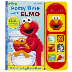 Sesame Street: Potty Time with Elmo Potty Training Sound Book [With Battery] -- Sue Dicicco - Board Book