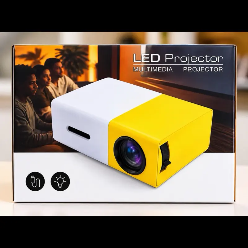 LED Multi Media Portable Projector