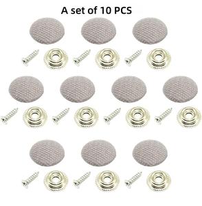 A set of 10 clamp-type rivet fixers with maintenance buttons for internal roof fasteners and roof fasteners, suitable for car roof clamps, vehicle interior clamps, roof cloth repair tools, and roof clamp-type rivet fixer maintenance buttons