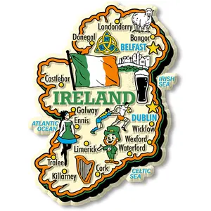 Ireland Jumbo Country Magnet by Classic Magnets