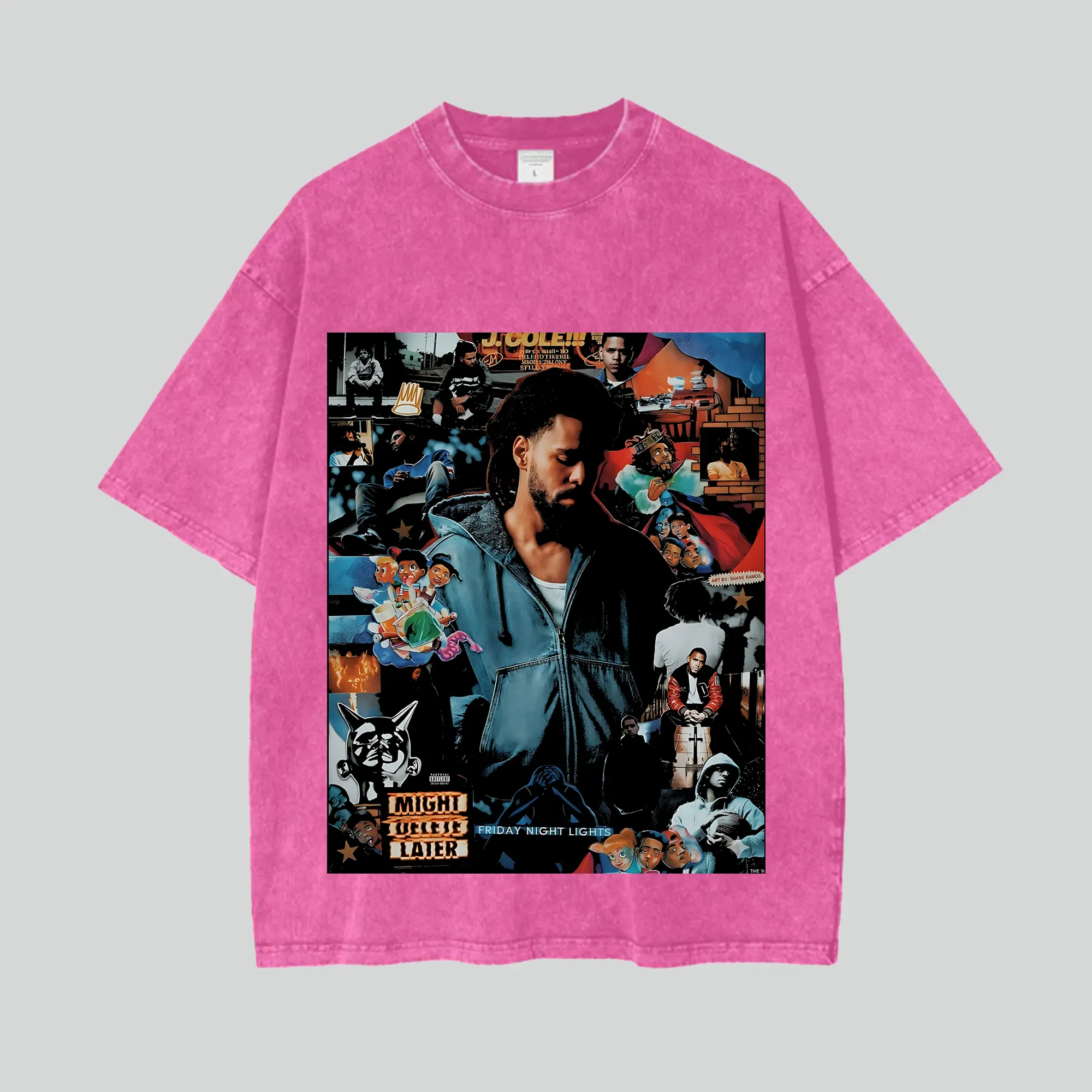 J Cole - The Fall-Off 2026 High-quality, Soft Washed Cotton T