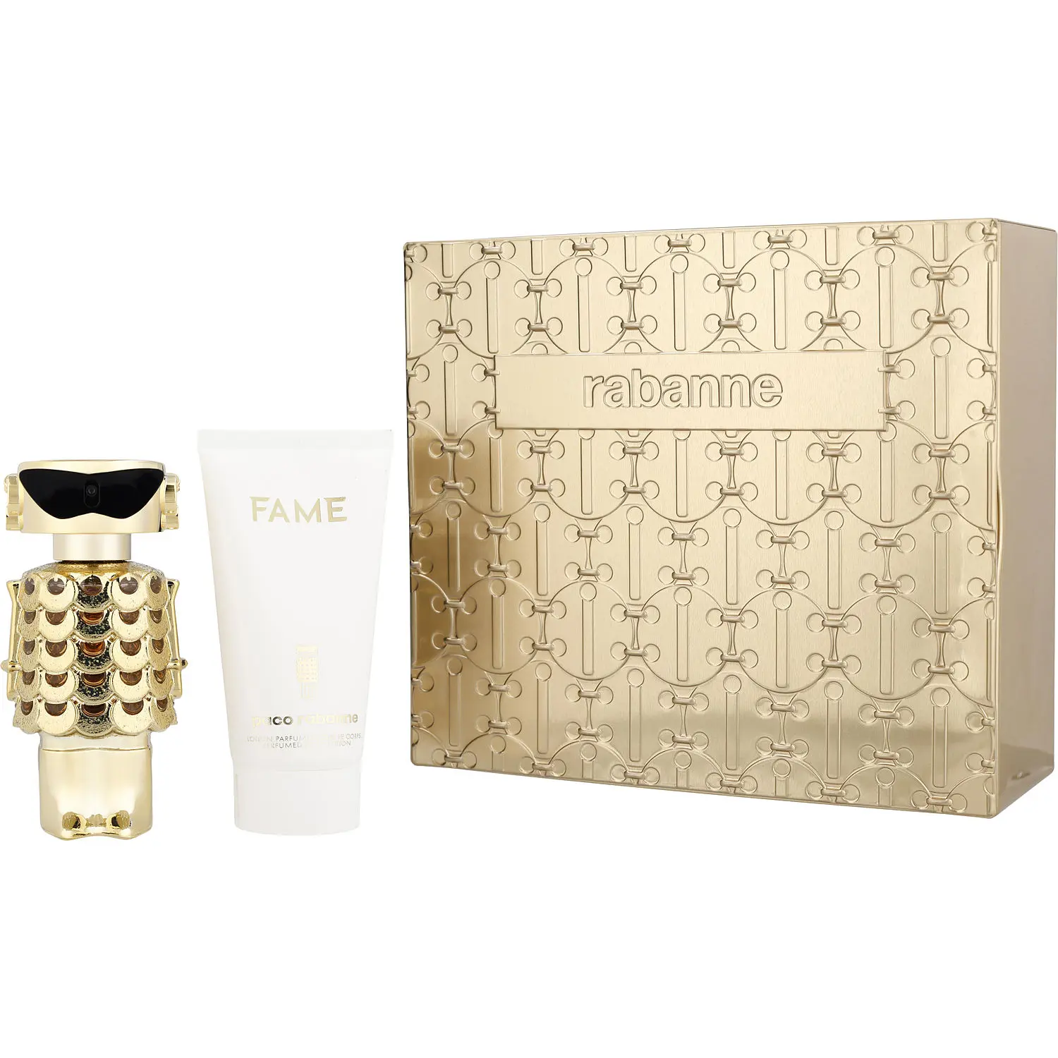 Paco Rabanne Fame Intense Set-Eau De Parfum Spray 1.7 Oz & Body Lotion 2.5 Oz For Women