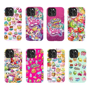 Shopkins Phone Case: Super Girly & Stylish Protective Cover - Suitable for iPhone 11–17 Pro Max/Plus and Samsung Galaxy S23–25