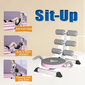 Multi-Functional Ab Machine Adjustable Ab Trainer Home Gym Sit Up Machine for Abdominal Exercises Versatile Exercise Chair for Full Body Workouts Sturdy User Friendly Fitness Equipment Perfect for Home Core Training