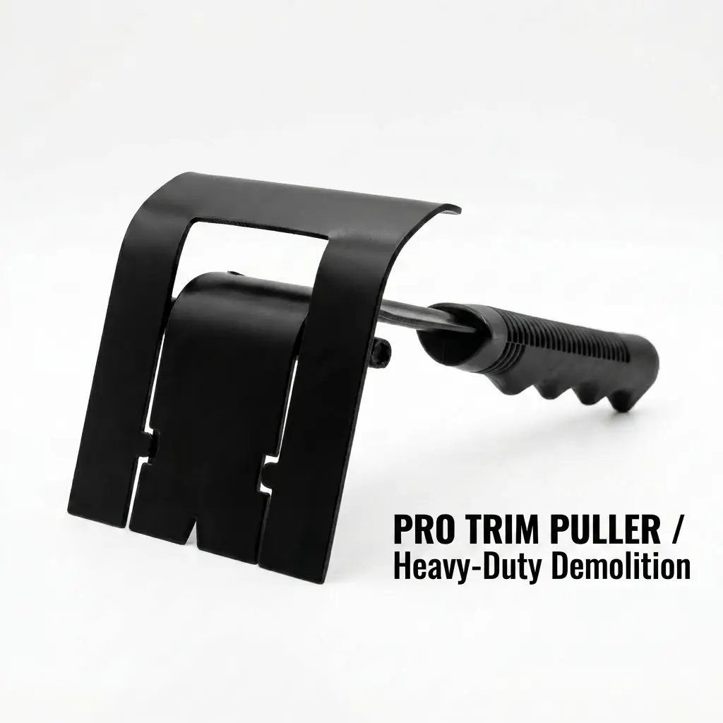 Heavy-Duty Pry Bar Flooring Removal Tool, Wide Arch Board Lifter for Baseboard, Hardwood Floor, Wall Panel, Tile & Siding Disassembly