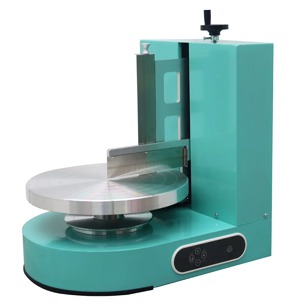 Yokoma Cake Cream Spreading Coating Smearing Machine for 4-12in Cakes, Green Color