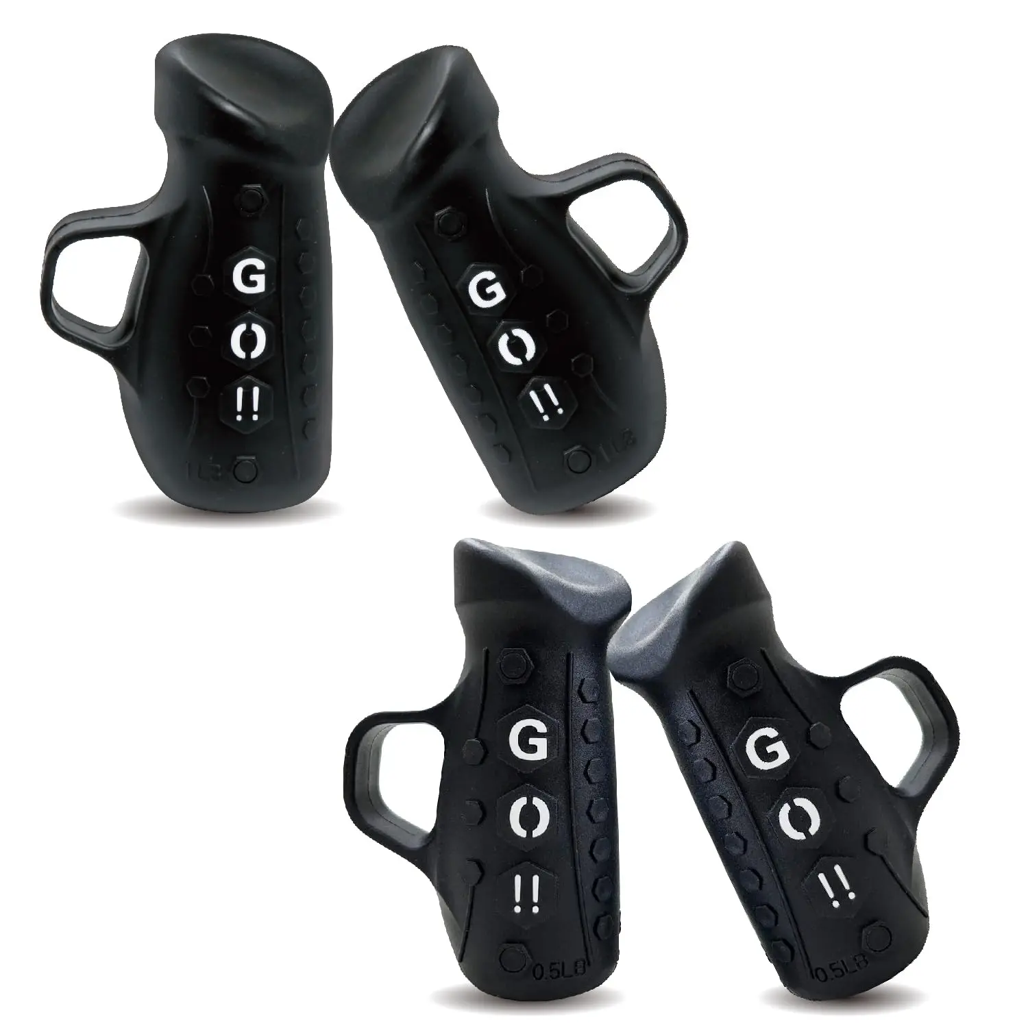 Running Weights for Jogging Walking, Fitness Yaga Hand Weights Dumbbells Set for Body Sculpting & Toning - Maximize Your Calorie Burn (Black)