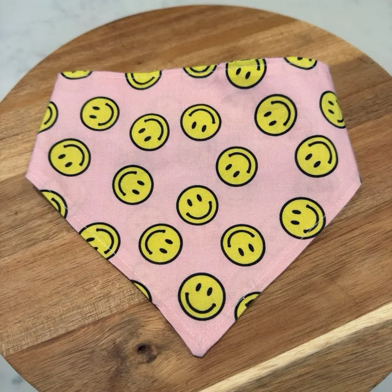 Happy Furry Dog scrunchie Bandanna add the scrunchie for you !!