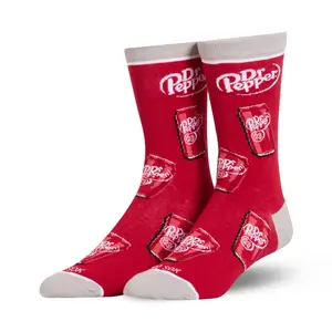 Dr Pepper Cans Crew Socks