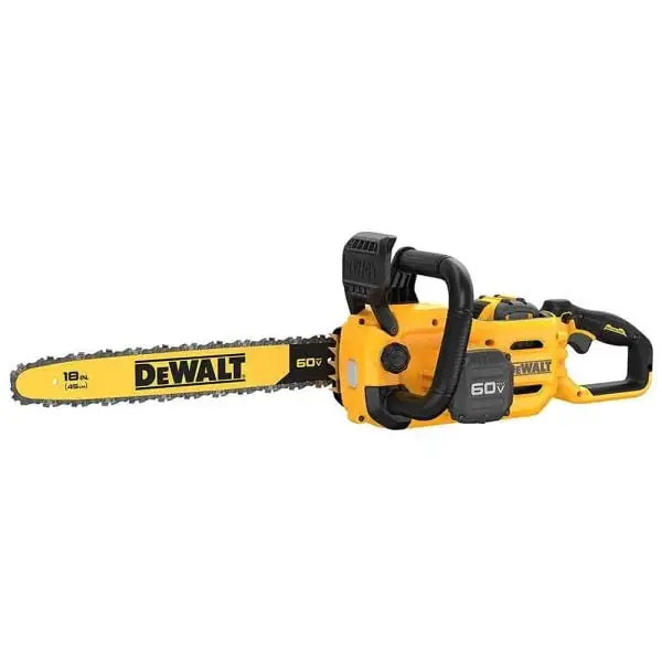 Dewalt DEWDCCS672X1 60V Max Brushless Motor Cordless Power Chainsaw Kit, 18 in., for Tree Cutting