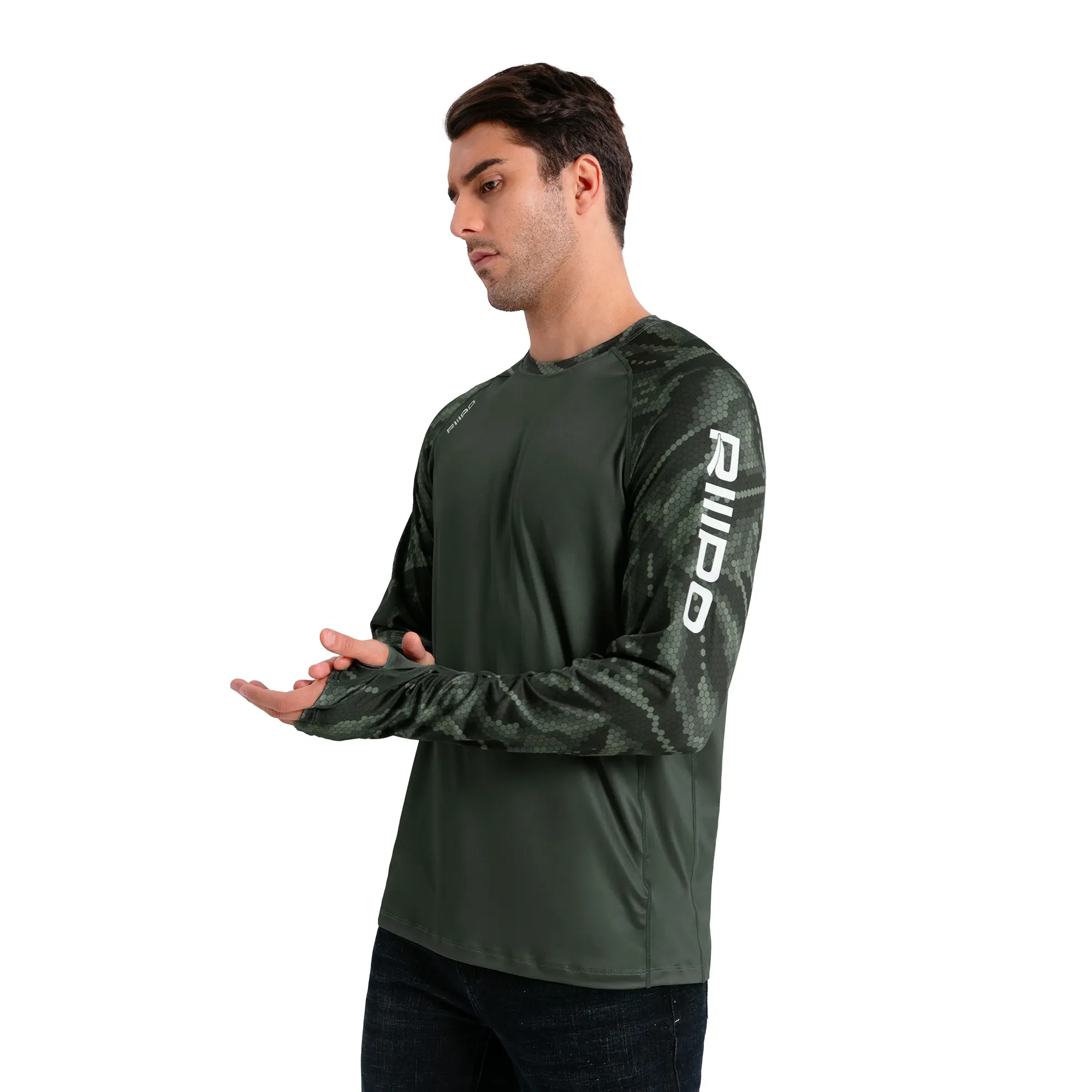 Dark Green - Hexagon - Mix Print