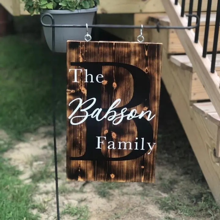 Custom Made Wood Yard Signs