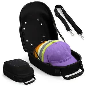 Hat storage box Portable  baseball cap  box Portable pressure resistant  bag Baseball  bag Portable breathable  storage box Outdoor sports waterproof Organiser-r Cover ！1！