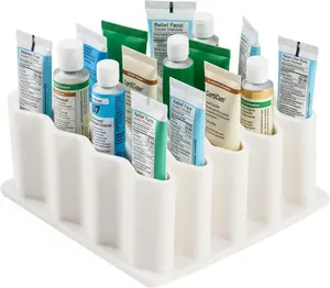 Ointment Organizer Storage Holder - Makeup Brush Holder Wave Design Pencil Holder Desk Organizer for Ointment Tubes,Makeup Brushes,Pencil Suitable for Office,Home,Classroom,School