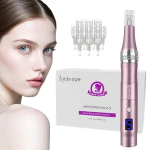 Electric facial beauty pen, USB charging, portable, with 6 levels of simple operation, skincare instrument, gift box packaging, suitable as a gift for women