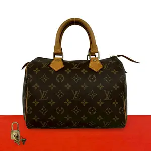 Pre-owned Louis Vuitton Canvas Shoulder Bags Speedy 25 Monogram Handbag