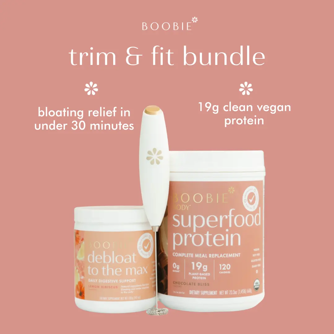 Trim & Fit Bundle - Protein Powder Nutrition and Bloating Support for Moms Trim & Fit Bundle - Protein Powder Nutrition and Bloating Support for Moms