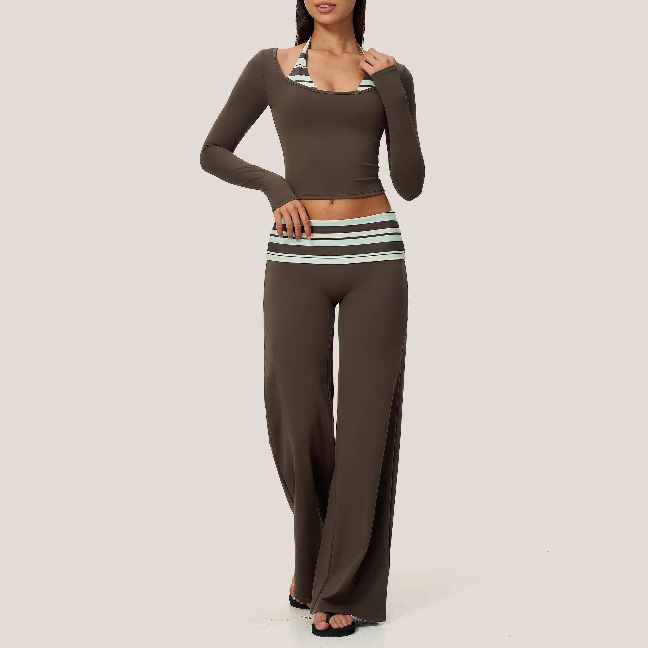 Brown stripes