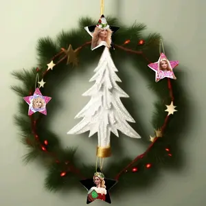 Holly Dolly Christmas Ornament Collection 1 Calling all fans! 2.76" adorably drawn and edited Dolly Tribute! Christmas gifts Decoration