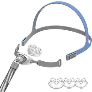 Nasal Pillow Supplies - Includes 3 Size Nasal Pillows Nose Mask Assembly - Includes Small, med, Large Cushions - Includes Tube, Frame, and Strap