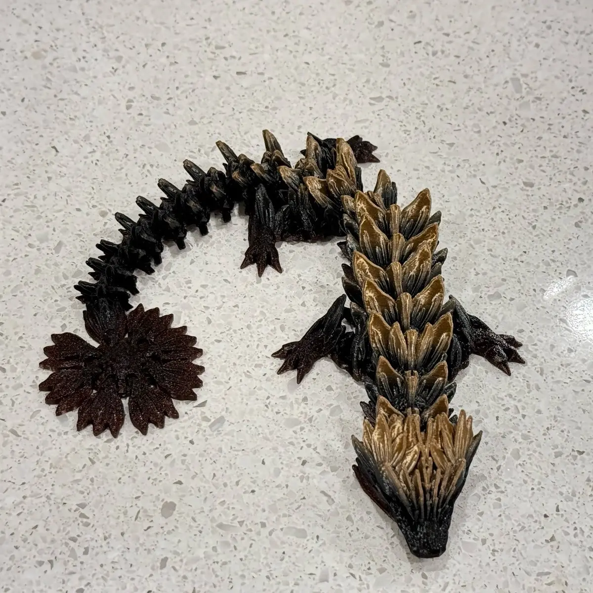 3D Printed Sunflower Dragon