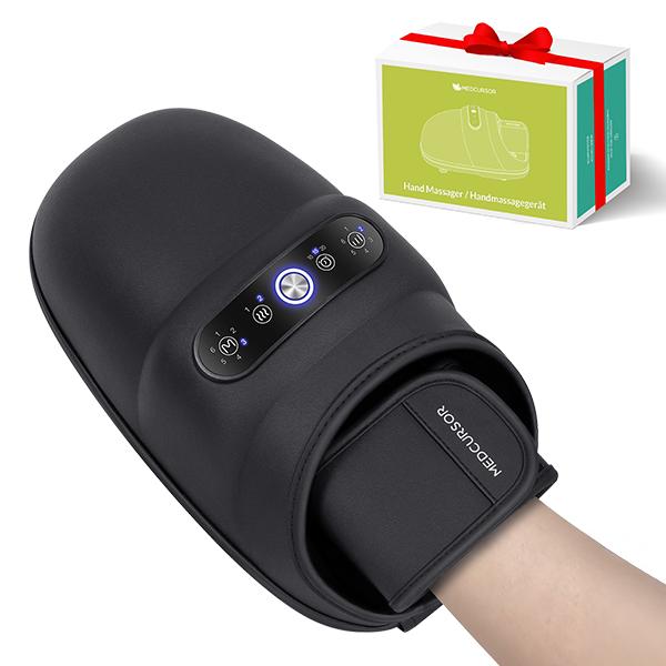 Medcursor Hand Massager Cordless with Heat for Hand Relax 6 Modes 6 Intensities 3 Timers Airbag Pressure Massage for Sen