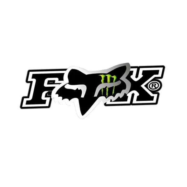 Monster text Sticker - Extreme Sports Racing Decal for Dirt Bikes and Cars