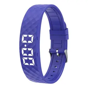 Smart Wearable Wristband - Wrist-Based Fitness Tracker with Vibration Reminder, Sleep Monitoring, Alarm Function, Sports Tracking, Rechargeable, Free Size (A B C D E F), Wrist-Based Fitness Trackers