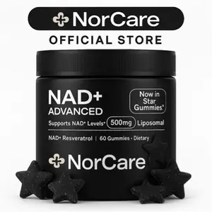 NorCare NAD+ Advanced - NAD+ Supplement for Skin Aging Support, Energy, and Focus - 500mg per Serving - 60 Count (30 Day Supply) - Previously known as Reus Research NR 900