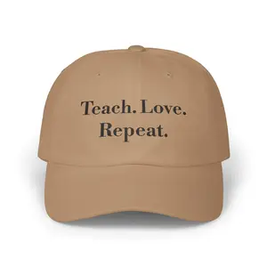 Educator Cap, Teacher Gift, School Staff Hat, Educational Headwear, Classic  Cap for Educators